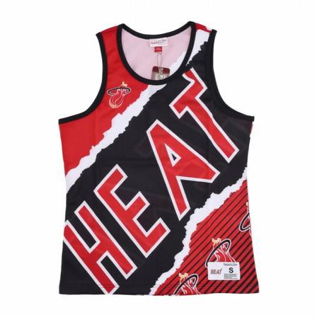 Mitchell & Ness, basketball tank top nba jumbotron 2.0 Czerwony, Mężczyzna, Rozmiar: XL