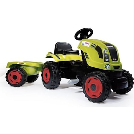 SMOBY CLAAS Farmer XL Pedal Tractor + Trailer
