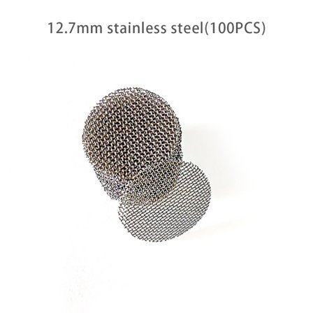 100 Stk Rustfrit Stål Sølv s Filtre Pipe s Pipe s