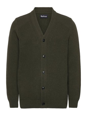 Barbour Barbour Mainland Knitted Cardigan - Khaki green - XXL