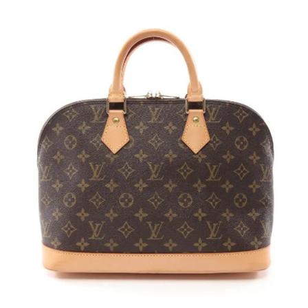 Louis Vuitton Vintage, Pre-owned Leather louis-vuitton-bags Bruin, Dames, Maat:ONE Size