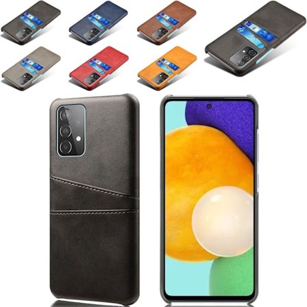 Kortholder Samsung A52/A52s skal mobilcover hul til oplader -