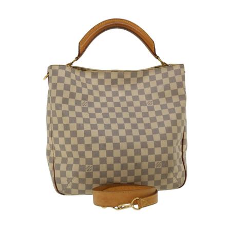 Louis Vuitton Vintage Louis Vuitton Soffi , Wit , Dames , Maat: ONE Size Vintage Tassen