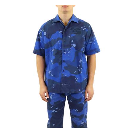 Off White Short Sleeve Shirts Blå, Herre Skjorter