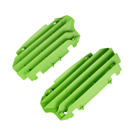 Osłona chłodnicy Polisport Zielona - Kawasaki KX 450F 2016-2018