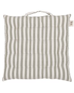 Sittdyna randig Svea Ljusgrön - Fondaco