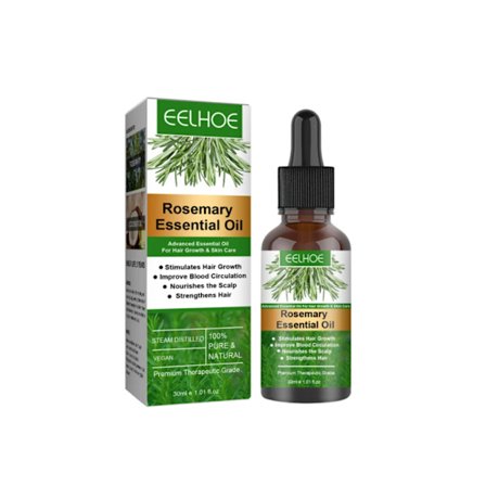 Rosmarin hårolje anti-rynke hårvekst glatt serum hårolje mot hårtap nye behandlinger hårskjønnhet