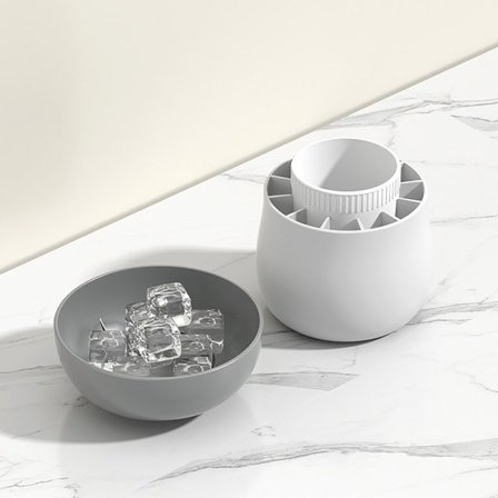 IC Sommar Is Hink Kopp Form DIY Vin Is Hink Stor Isbit Grå