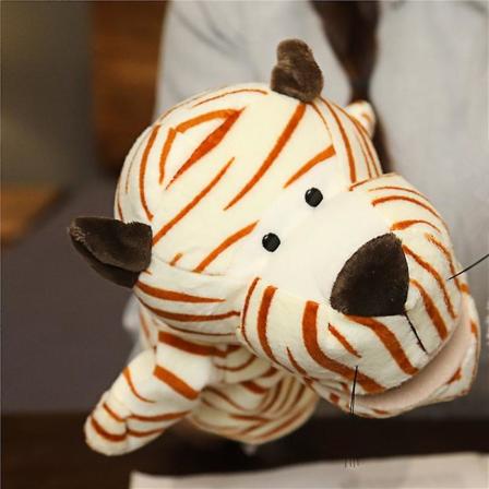Djur Hand Finger Story Docka Kawaii plyschdocka Pedagogisk baby Lejon Elefant Kanin Apa Giraff mjuka leksaker Uppstoppad docka V Tiger 1
