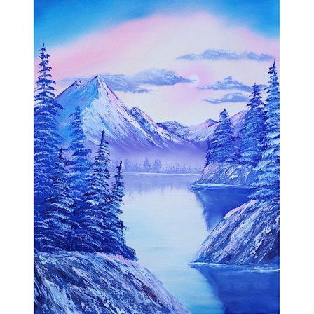 5D fuld diamant maleri korssting DIY dekoration 30x40cm