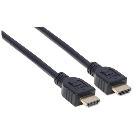 Manhattan High Speed - HDMI med Ethernet-kabel - 1 m