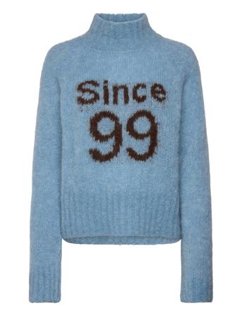 Celena Designers Knitwear Turtleneck Blue Baum Und Pferdgarten
