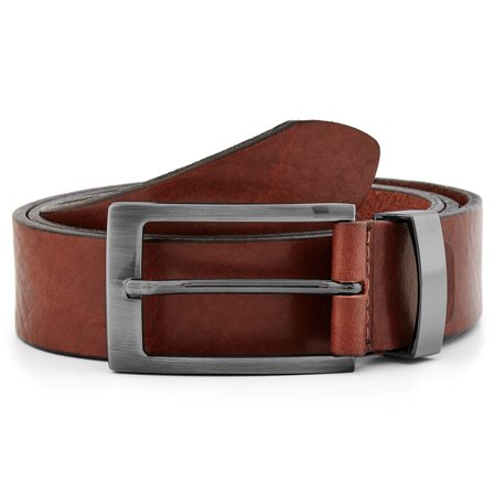 Chestnut Dark Edged Belt for Men - Leather Belts