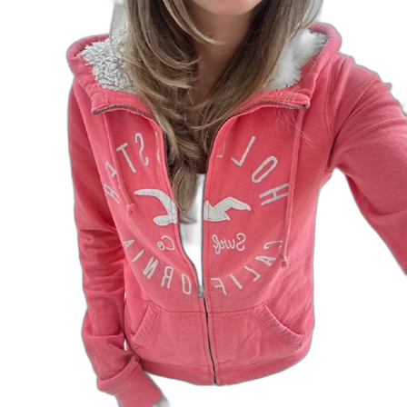 Hollister zip med foder