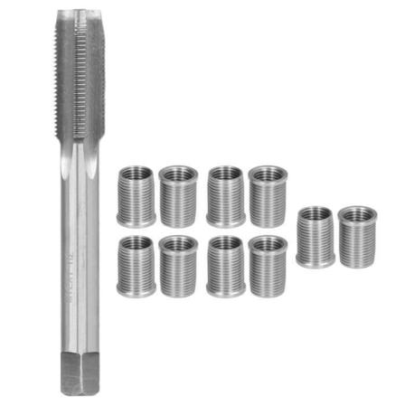 BET - Reparationsverktyg för tändstiftsgängor M10x1.0 Bolt + M12x1.0 Tap Auto Hardware Kit