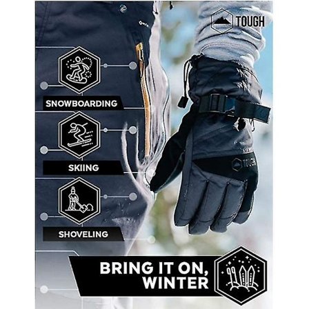 Ski Skihandsker Vandtætte og Vindtætte Vinter Skihandsker til Mænd og Kvinder