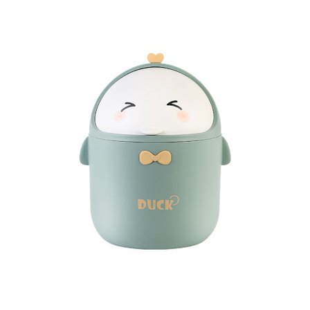 Mini søppelbøtte, liten bordavfallsbøtte med lokk for bad, kjøkken, kontor