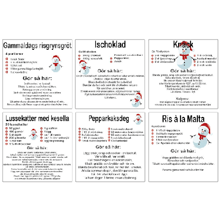 Juleoppskrifter Kakedekor