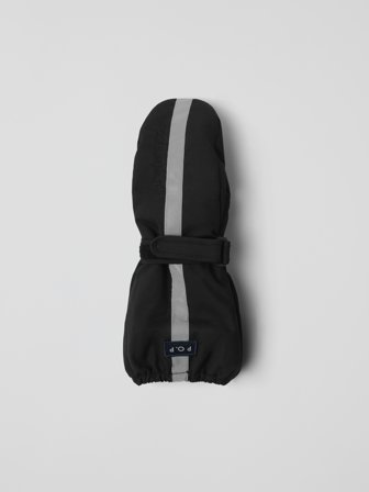 Wasserdichter wattierter Einzel-Fäustling links - 2 - kinderbekleidung - black - Polarn O. Pyret