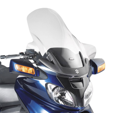 Vindskærm Givi D-ST, Klar - Suzuki Burgman 650 Executive 2003-2012