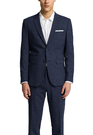 Selected Homme Oasis Linnekavaj Kostymer Herr Blå 52