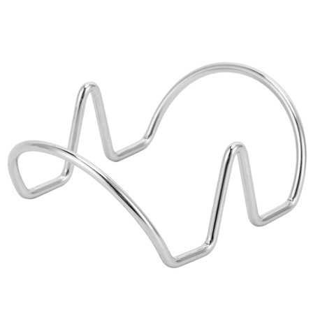 Taco-stativ i rustfritt stål, restaurantkvalitet, U-form, 2 rutenett