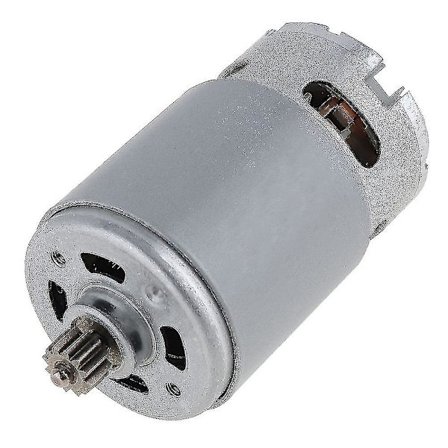 Rs550 18v 19500 Rpm Dc-motor med tvåväxlad 11-tands och hög för elektrisk borr/skruvmejsel