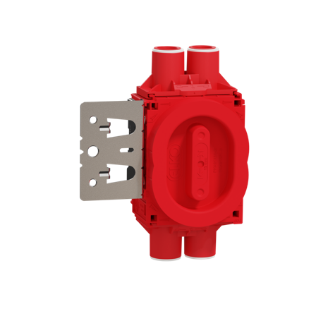 ELKO Flexi+ 1,5 Veggboks Lav Stående 4-løp m/stenderfeste