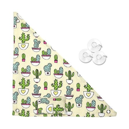 Krybdyr Hængekøje Sving Seng Lounger Stige med Klæbende Krog og Sugeskop Krog til Skægget Drage Leopard Gecko Rotte Firben (Beige)