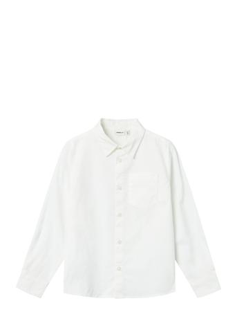 Nkmrefred Ls Shirt White Name It