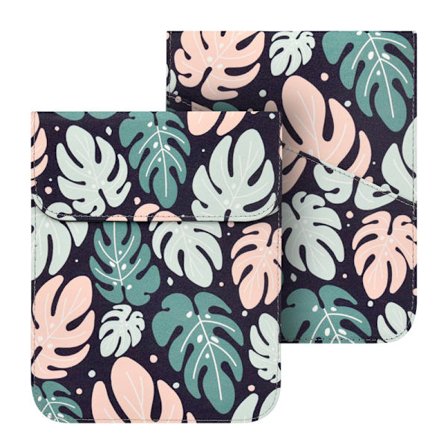 Etui til 7" E-læser Cover Magnetisk Lukning (Palmeblad)