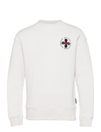 Relaxed Felpa Crewneck Sweat With Artwork White Scotch & Soda