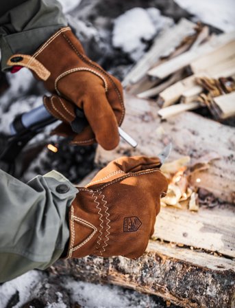 Hestra Oden Nubuck Cork - Brown - 6