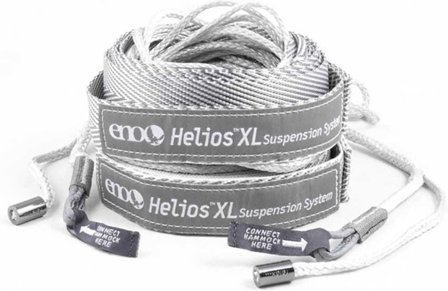 Eno Hammock Eno Helios XL Ultralight Suspension System kiinnitysjärjestelmä riippumatolle, harmaa, 4,08 m