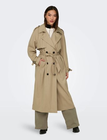 ONLY Onlchloe Trenchcoat Double B. Otw Noos - Brown - L