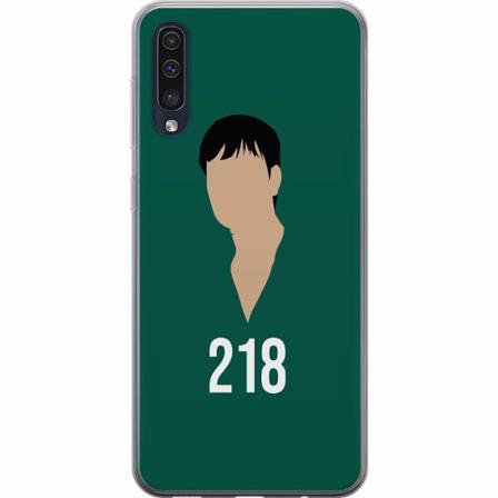Samsung Galaxy A50 Genomskinligt Skal Squid Game