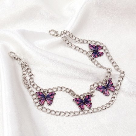 2stk Veske Kjede Veskestropper LILLA