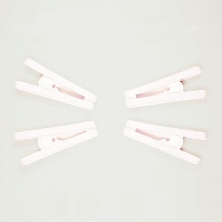 20 stk Plast tøjnåle tøjklemmer Clip Hangers til bukser