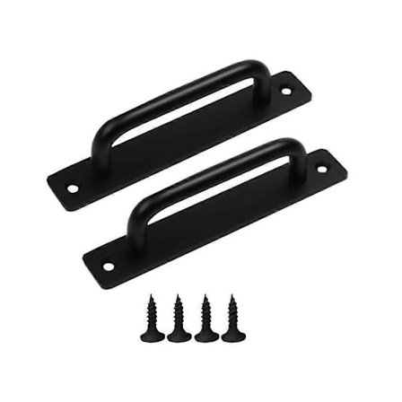 Dørhåndtak 2 Stykker Skyvedørhåndtak Skapdørhåndtak Aluminium Dørhåndtak Balkongdørhåndtak med Skruer (210 x 25 mm)