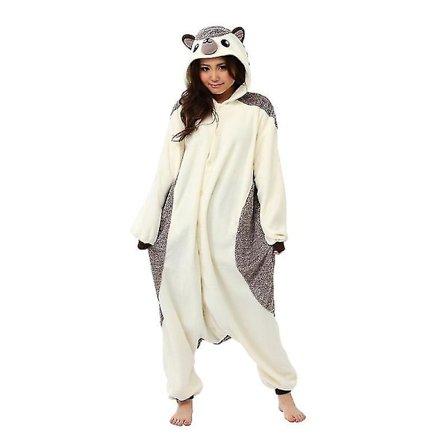 Hedgehog Onesie Animal Pyjamas Igelkottskostym för Halloween Cosplay