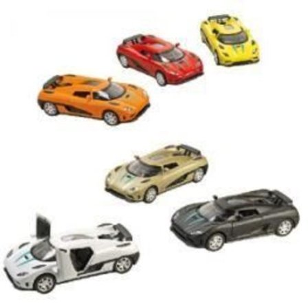 Metallbil SPORTCAR MOMENTUM med ljud och ljus - GOKI