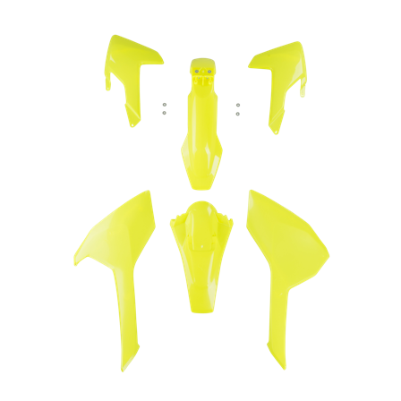 Plastic set Rtech Zwart - Husqvarna TE 300i 2018-2019