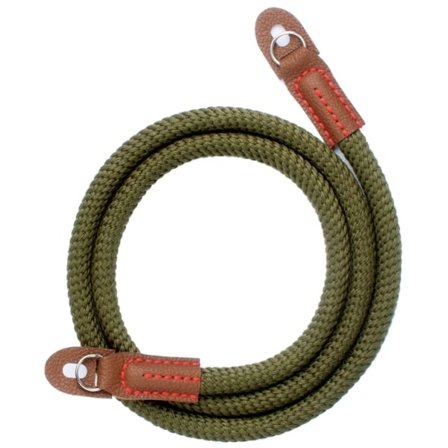 Mjuk kamerarem i läder, kompatibel med Sony A6600 A6400 A6000 A6300 A6500 A5100 RXIR II RX10 X100F X-T30 X-T20 X-T3 X-T2 X70 X-Pro2 X-E3 X30 Grön