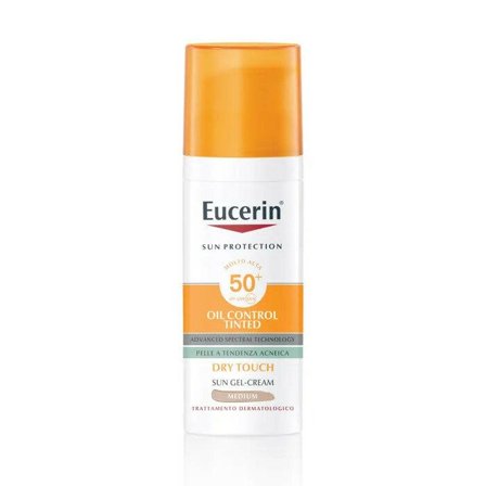 Eucerin Sun Oil Control Tinted Gel-Crème With SPF50+ Medium