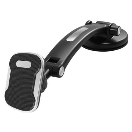 CT15 drejelig magnetisk biltelefonholder med lang arm Black