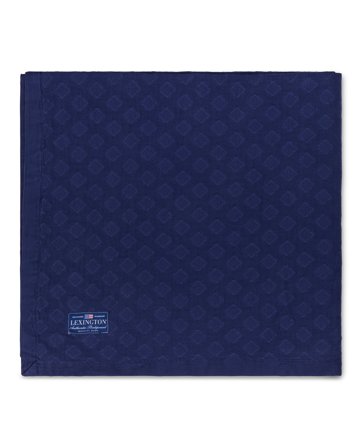 Lexington Diamant-Jacquard Tagesdecke aus Bio-Baumwolle