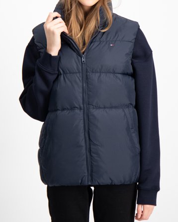 Tommy Hilfiger ESSENTIAL PADDED VEST Blauw Vesten Meisjes - Kids Brand Store