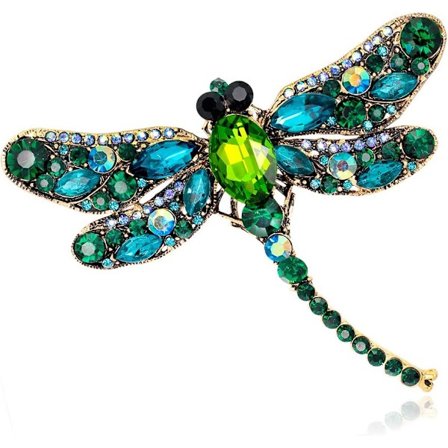 Kristall Rhinestone Sländbrosch Pin Smycken Födelsedagspresenter Mors dag Broscher och Pins