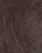 Garn Kid Silk Dunkelbraun