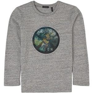 Kids - IKKS Gray Long Sleeved Graphic T-shirt 12 Years - Tops - 12 years - Grey